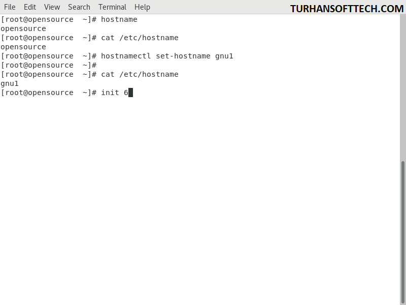 Changing System Hostname