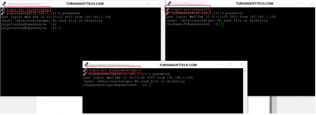 Monitor User Commands