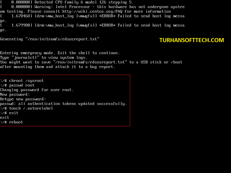 How to Reset root Password in Linux
