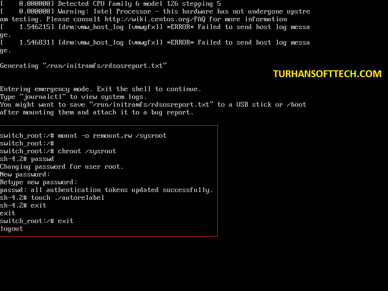 How to Reset root Password in Linux