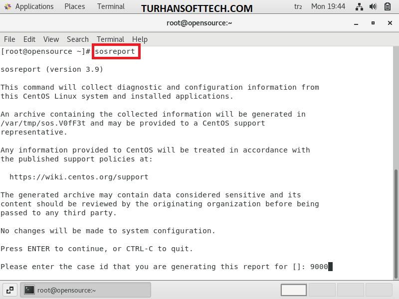 Sos Report Linux 
