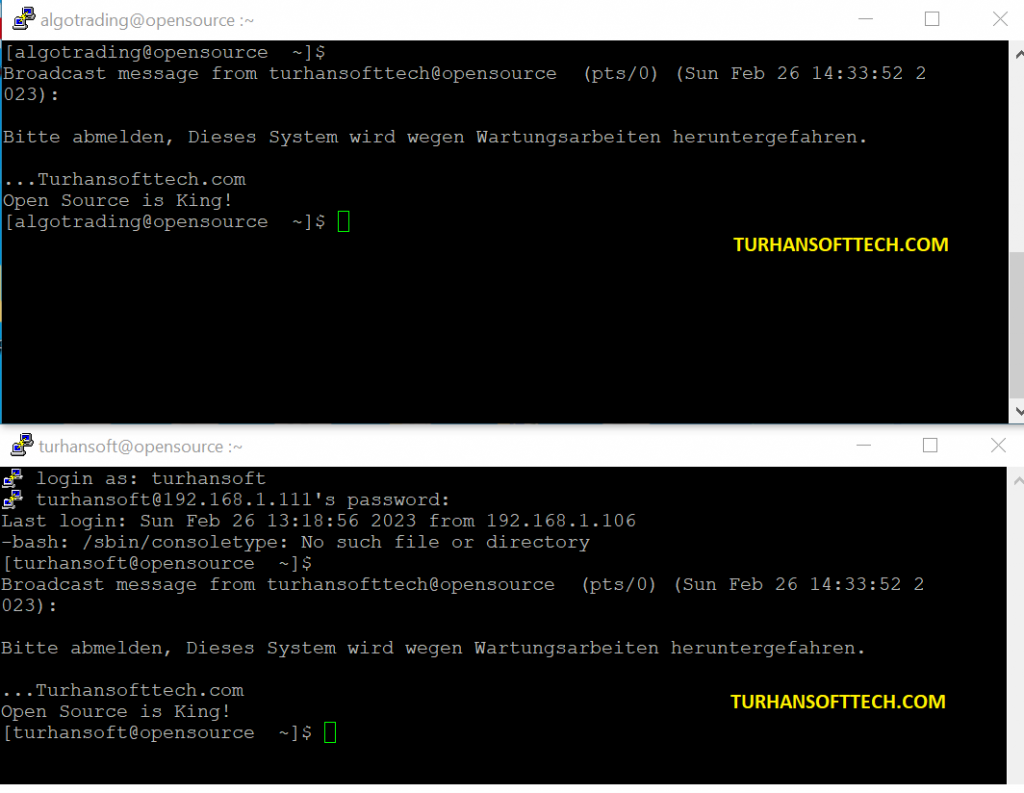 User to User Communication in Linux